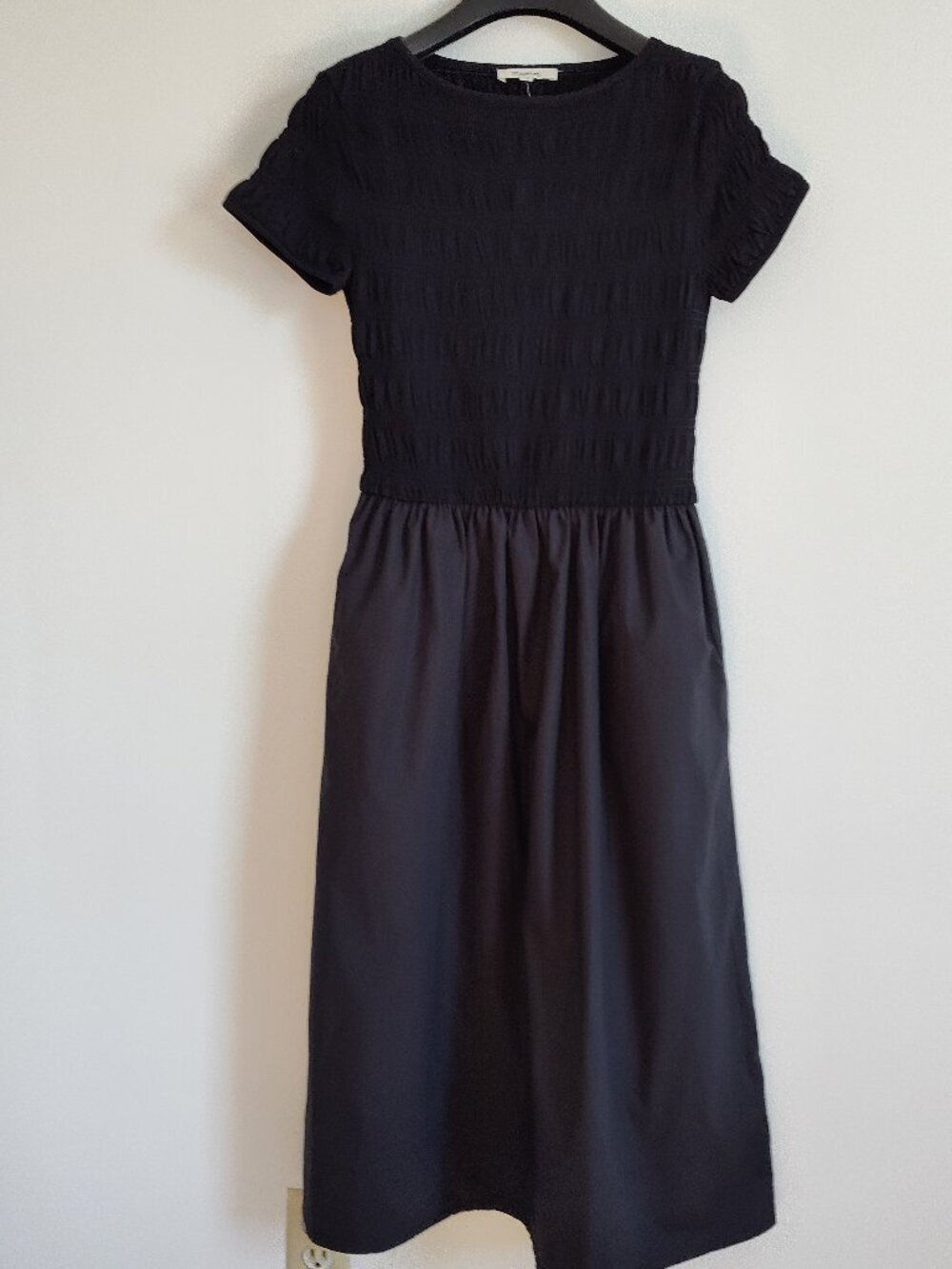 Madewell Smocked Midi Dress